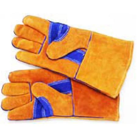 Kdar Premium Leather Lined Welding Gloves, Brown 22051